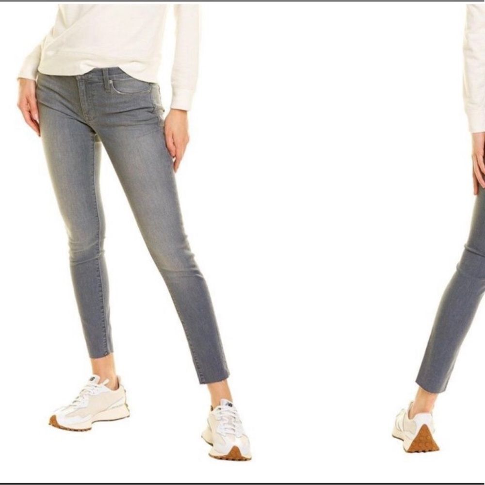 NWT HUDSON Gray Krista Pixie Low-rise Super Skinny Ankle Jean Size 26 - Picture 3 of 9
